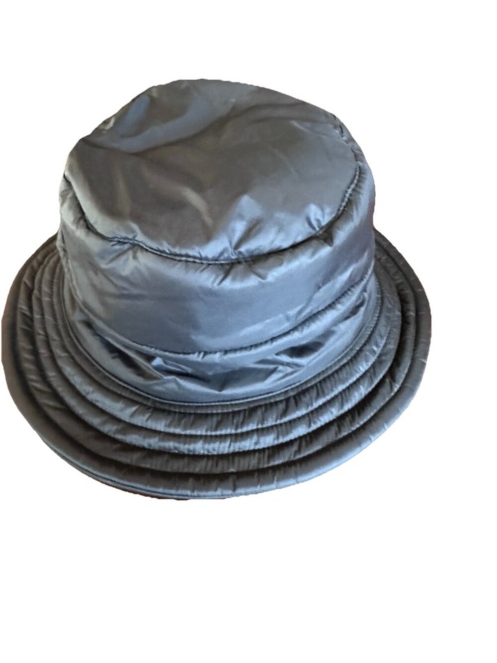 Lands End Insulated Black Bucket Hat Soft Lined S/M